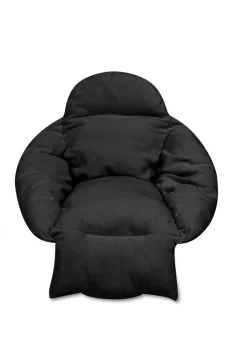 Подушка LUARO XXL для качелей "Гнездо аиста", черная