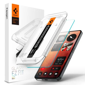 Aizsargstikls Spigen Glas.tR EZ Fit priekš Nothing Phone 3A / 3A Pro, caurspīdīgs