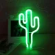Декоративный LED неон Кактус, зеленый