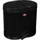 Atkritumu šķirošanas tvertne Wesco Eco-Double Bin, 2x 15 l, ar pedāli, melna