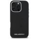 Karl Lagerfeld iPhone 16 Pro Max Case Saffiano Metal Logo MagSafe, Black