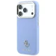 Чехол Guess Saffiano Small 4G & Classic Logo MagSafe для iPhone 18 Pro / 17 Pro, светло-синий