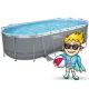 Bestway 56710 Frame Pool 549x274x122 cm