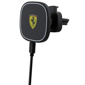 Ferrari MagSafe 2023 Collection bezvadu auto lādētājs 15W, melns