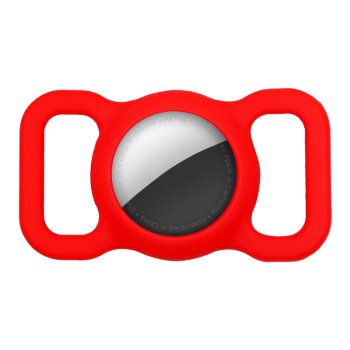 Telcon AirTag maciņš kaklasiksnai / iejūgam, Sarkans