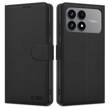 Tech-Protect atverams maciņš Xiaomi Poco F8, melns