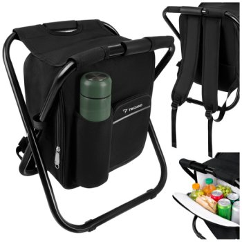 3-in-1 Fishing Chair with Backpack Trizand 27333 150kg Cooler Bag