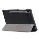 Samsung Galaxy Tab S6 (SM-T860, SM-T865) Tri-fold Stand Cover Case, Black | Planšetdatora Vāks Apvalks Pārvalks...