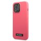 Karl Lagerfeld Silicone Plaque Case for iPhone 13 Pro Max, Fuchsia