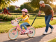 Metal Push Handle for Kids Bike Training, Black