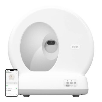Viedā pašattīrošā kaķu tualete UBPet C10 Pro ar kameru