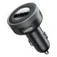 Baseus FM modulators Enjoy ar Bluetooth MP3 un auto lādētāju, melns