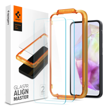 Защитное стекло Spigen Glass tR AlignMaster для Samsung Galaxy A55 (2 шт.)