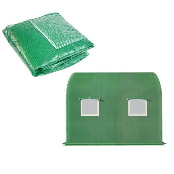 Replacement Greenhouse Cover 2x2x2m, Reinforced PE Film 140g/m2