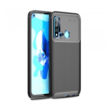 Vāciņš apvalks bamperis priekš Huawei P20 lite (2019) / Nova 5i | Anti-drop Carbon Fiber TPU Case Phone Cover for Huawei P20 lite (2019) / nova 5i - B