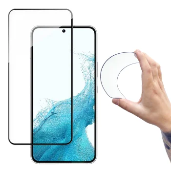 Гибридное защитное стекло Wozinsky с рамкой для Samsung Galaxy S22+ (S22 Plus),...