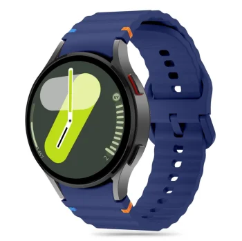 Tech-Protect Samsung Galaxy Watch 4 / 5 / 6 / 7 / FE siksniņa Silicone Sport, zila