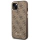 Guess 4G Vintage Gold Logo vāciņš iPhone 14 Plus - Brūns
