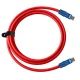 Кабель Newell USB-C - USB-C 100 Вт, 2 м, силиконовый, красно-синий