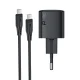 Сетевое зарядное устройство Acefast A118 GaN 30W USB-C с кабелем 1.2 м, черное