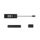 Orico PWC2U-C3 USB-C centrmezgls ar 2x USB-A un 1x USB-C, melns
