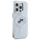 Karl Lagerfeld IML Metal Karl&Choupette Head MagSafe vāciņš iPhone 15 Pro, Balts
