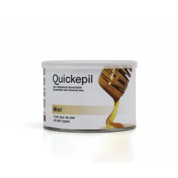 Медовый воск для депиляции в банке Quickepil, 400 мл