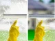 Window Cleaning Squeegee with Microfiber, Adjustable 160cm 2in1