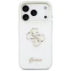 Guess IML 4G Script Metal Phone Case Cover iPhone 17 Pro Max - White