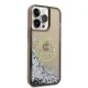 Чехол Karl Lagerfeld Liquid Glitter RSG для iPhone 14 Pro Max - черный