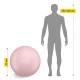 Гимнастический мяч 4Fizjo Reh Ball 65 см, розовый