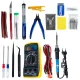 Soldering Tool Kit with Multimeter in Case