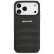 Mercedes iPhone 17 Pro Max vāciņš AMG Leather Debossed Lines, melns