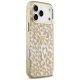 Guess Leopard Glitter MagSafe Phone Case Cover iPhone 17 Pro Max - Brown