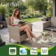 Polyrattan Garden Furniture Set Gardlov 26909, beige