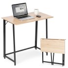 Saliekams datorgalds ModernHome 80x45 cm klēpjdatora galds loft stilā