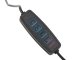 Modern LED Desk Lamp 40cm with 3 Color Modes and Remote, Black