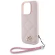 Karl Lagerfeld Quilted Initial Logo & Chain Strap iPhone 16 Pro Max maciņš - rozā | Case Pink