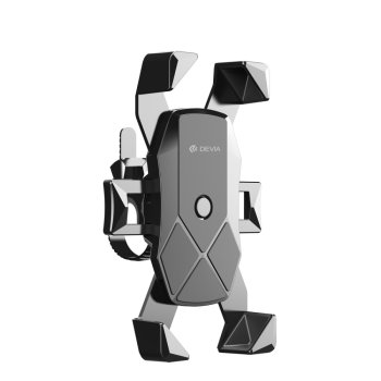 Velosipēda telefona turētājs Devia Voyager ES063 motociklam, melns