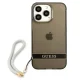 Чехол Guess Translucent Strap для iPhone 13 Pro / 13, Черный