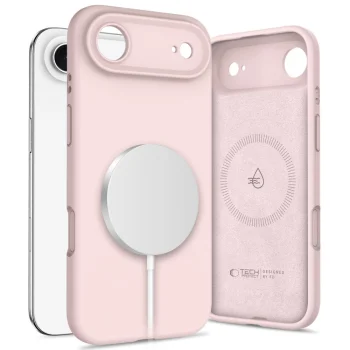 Tech-Protect iPhone 17 Air vāciņš Silicone MagSafe, rozā