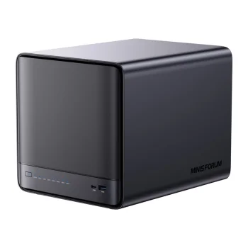 Мини-ПК Minis Forum NAS N5 Pro Ryzen AI 9 HX Pro 370 32GB 128GB