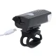 RALLEX LED velosipēda lukturu komplekts (priekšējais un aizmugurējais), USB, melns