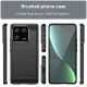 Xiaomi 13 Pro 1.8mm Carbon Fiber TPU Protective Case Cover, Black | Чехол Обложка Бампер Кабура