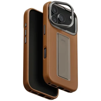 Uniq Heldro Pro Magclick Case for iPhone 17 Pro - Caramel Brown