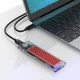 Внешний корпус Orico TCM2-C3 для M.2 NVME SSD на USB-C, красный