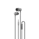 Наушники-вкладыши Dudao X10PRO, проводные, 3.5mm mini jack, черные