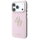 Чехол Guess Smooth & Big Strass Logo для iPhone 18 Pro / 17 Pro, розовый