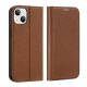 Apple iPhone 14 Plus 6.7\' Dux Ducis Skin X2 Magnetic Book Case Cover, Brown | Telefona Vāciņš Maciņš Apvalks...