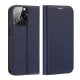 Dux Ducis Skin X2 magnētiskais atverams vāciņš maciņš grāmatiņa iPhone 14 Pro, zils